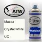 Preview: Mazda, Crystal White, UC: 400ml Sprühdose, von ATW Autoteile West.